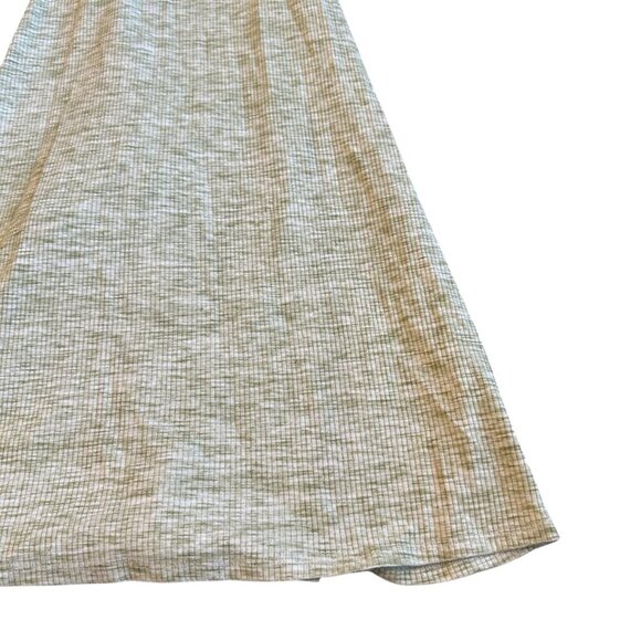 Song of Style Berna Midi Dress Ribbed Stretch Green Marled w/ Belt Size Small - Picture 10 of 12